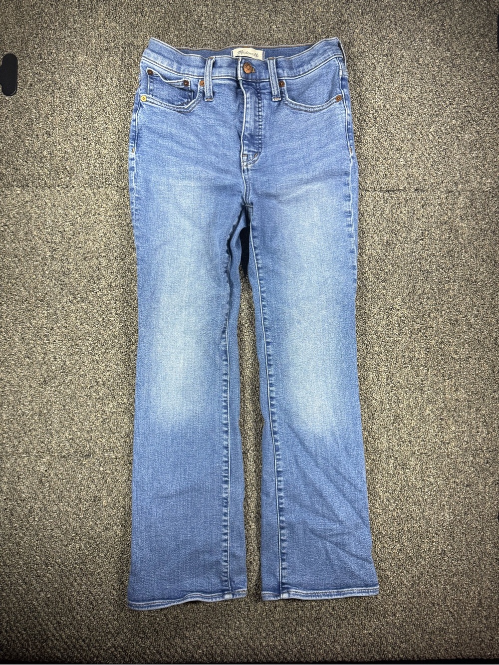 Madewell The Cali Demi-Boot Jean in Classic Light Wash - Size 26